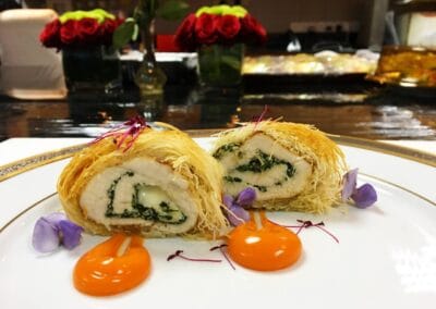 Rotolino gourmet con salsa delicata firmato Chef Silvio Forech