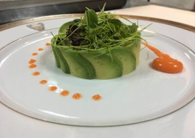 Involtini di avocato e quinoa preparati da Chef Silvio Forech